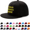 Cappello Personalizzato Snapback Ricamato Testo Logo Uomo