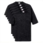 T-shirt Uomo Fruit of The Loom 5 Pack Grigio Comode