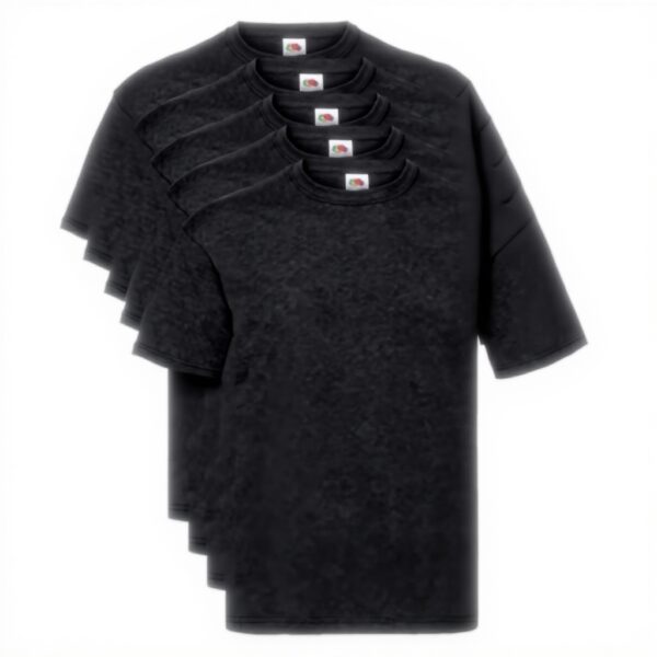 T-shirt Uomo Fruit of The Loom 5 Pack Grigio Comode