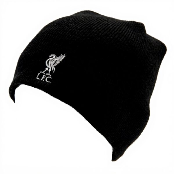 Berretto Liverpool FC Nero Maglia Stemma Ufficiale