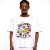T-shirt Space Jam Teamwork Mister Tee Oversize Uomo Lilla