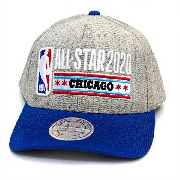 Berretto Mitchell Ness All Star Chicago Heather Grey Uomo