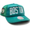 Cappello Boston Celtics Mitchell Ness Satin Trucker Verde