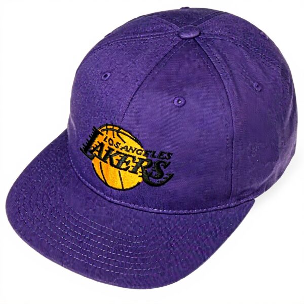 Cappellino Lakers Mitchell Ness Berretto Baseball Lilla