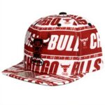 Cappellino Baseball Mitchell Ness Chicago Bulls Bianco Uomo