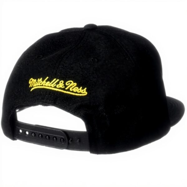 Berretto da baseball Mitchell Ness Nero struttura ricamata