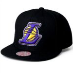 Berretto da baseball Mitchell Ness Nero struttura ricamata