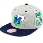 Berretto Dallas Mavericks Mitchell Ness Grigio Unisex Adulto