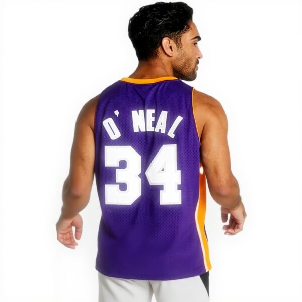 Camicia Lakers Mitchell Ness Donna Uomo Poliestere Leggera