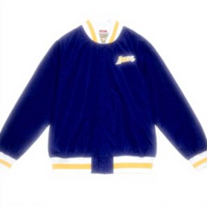 Mitchell Ness Lakers Jacket Uomo Cotone 75Th Anniversary