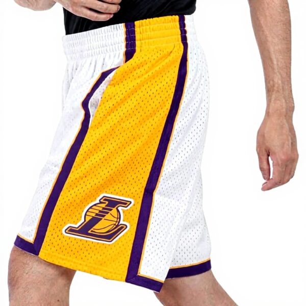 Pantaloncini NBA Lakers Mitchell Ness Swingman Bianco XL