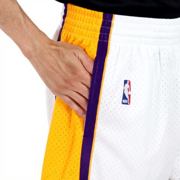 Pantaloncini NBA Lakers Mitchell Ness Swingman Bianco XL
