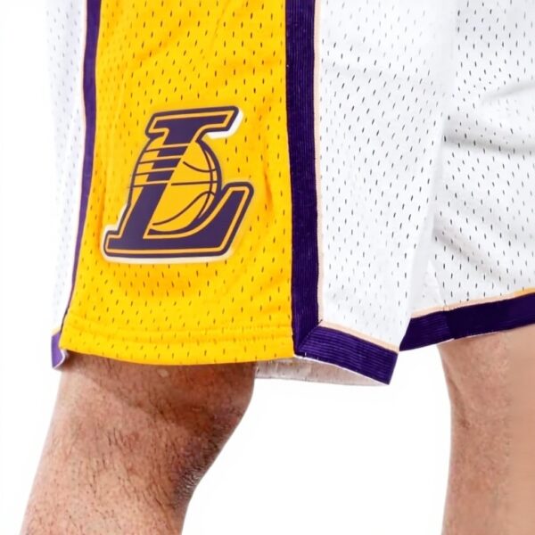 Pantaloncini NBA Lakers Mitchell Ness Swingman Bianco XL