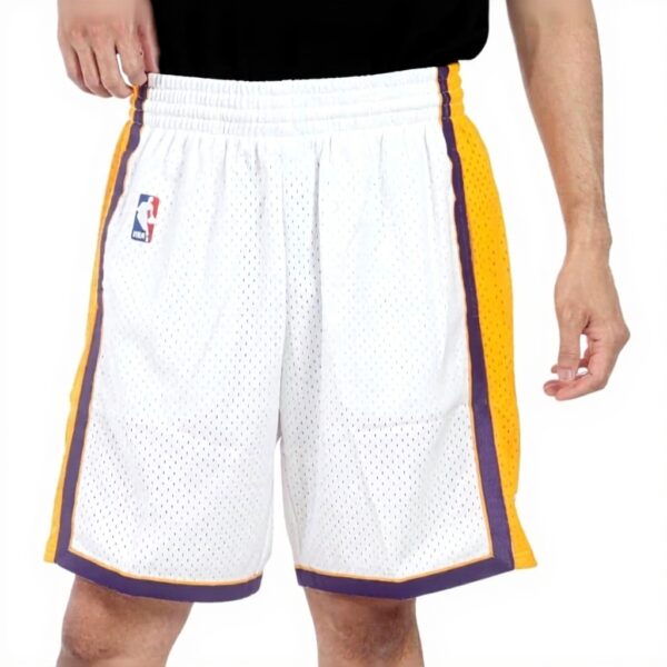 Pantaloncini NBA Lakers Mitchell Ness Swingman Bianco XL