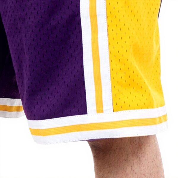 Pantaloncini NBA Lakers Mitchell Ness Swingman Uomo Lilla