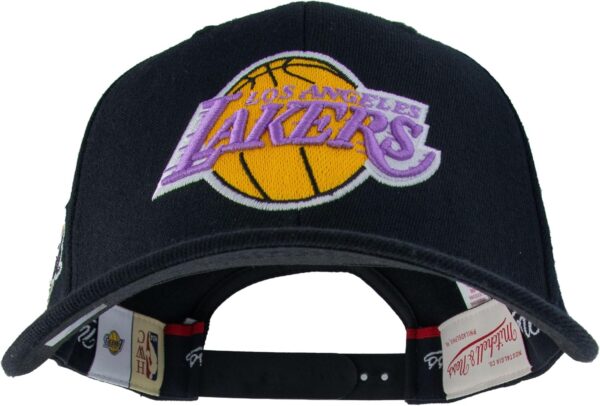 Berretto NBA Mitchell Ness Lakers nero snapback acrilico-1