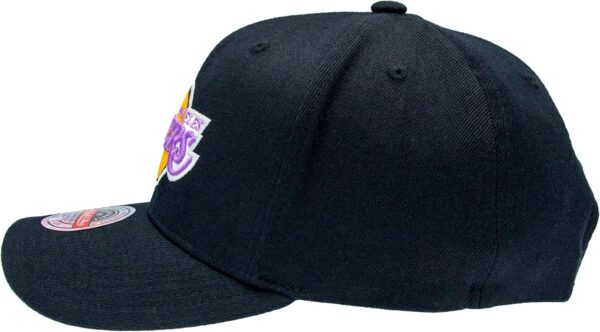 Berretto NBA Mitchell Ness Lakers nero snapback acrilico-3