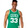 Maglia Celtics Mitchell Ness Larry Bird Verde Kelly Uomo