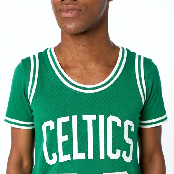 Maglia Celtics Mitchell Ness Larry Bird Verde Kelly Uomo