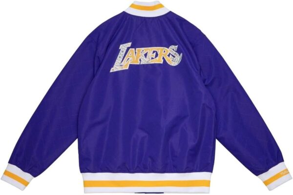 Giacca Lakers 75th Anniversary Mitchell Ness Bomber NBA-7