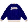 Giacca Lakers 75th Anniversary Mitchell Ness Blu Poliestere