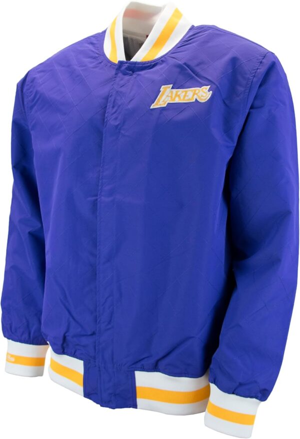 Giacca Lakers 75th Anniversary Mitchell Ness Bomber NBA-5