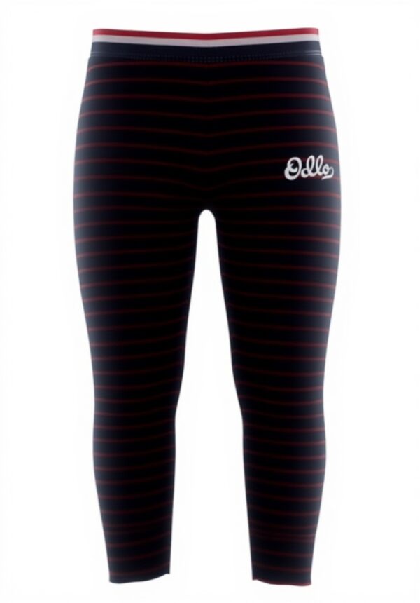Pantaloni termici bambini Odlo Active Warm righe funzionali