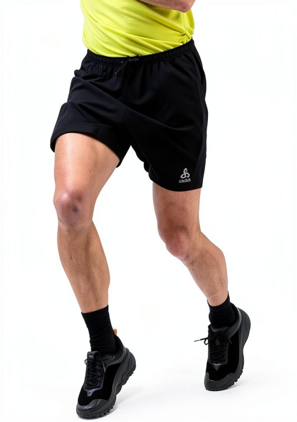 Pantaloncini da corsa Odlo Nero Uomo Leggeri Regolabili-1