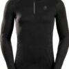Maglia compressione ODLO uomo nero tessuto riciclato-0
