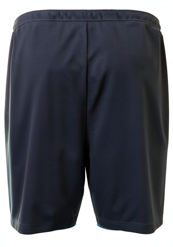 Pantaloncini Running Uomo Odlo Blue Wing Teal Saxony Blue-1