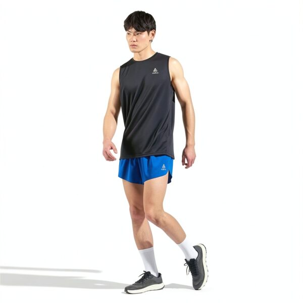 Canottiera Uomo Odlo Nero Poliestere Termica Sport-2