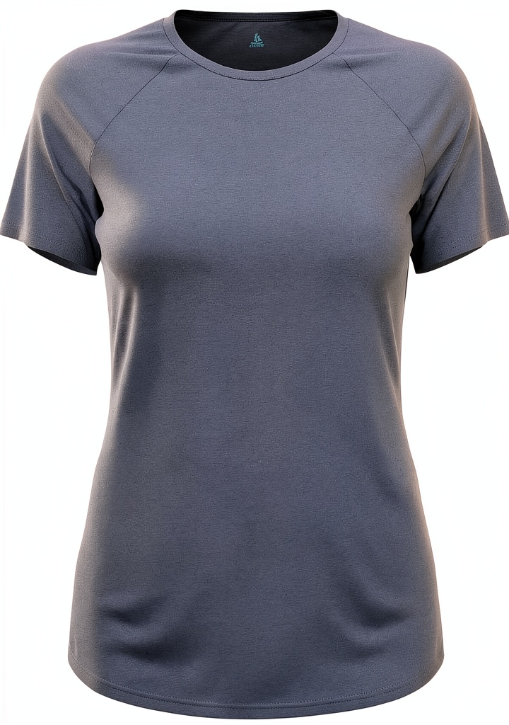 Donna che indossa la T-Shirt Odlo Essential 365 durante una corsa