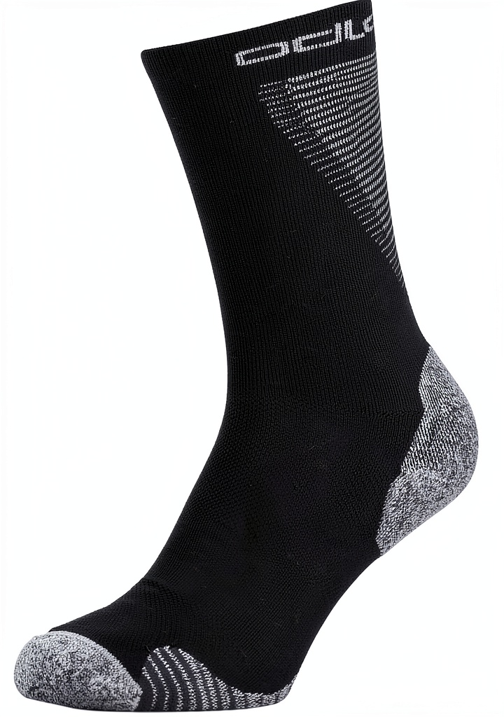 Calzini Odlo Active Warm indossati durante la corsa invernale