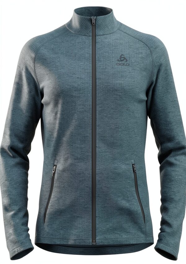 Odlo Giacca Midlayer Fli Escursionismo Uomo Pile Traspirante