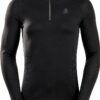 Maglia compressione ODLO uomo nero tessuto riciclato-1
