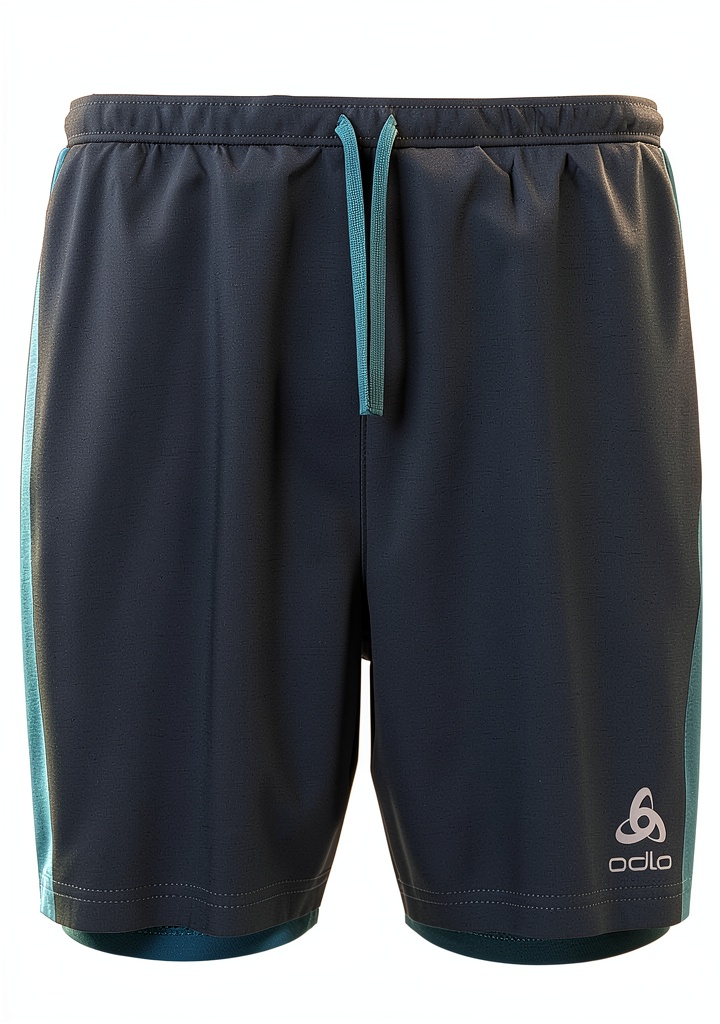 'Pantaloncini da running Odlo indossati durante una corsa'