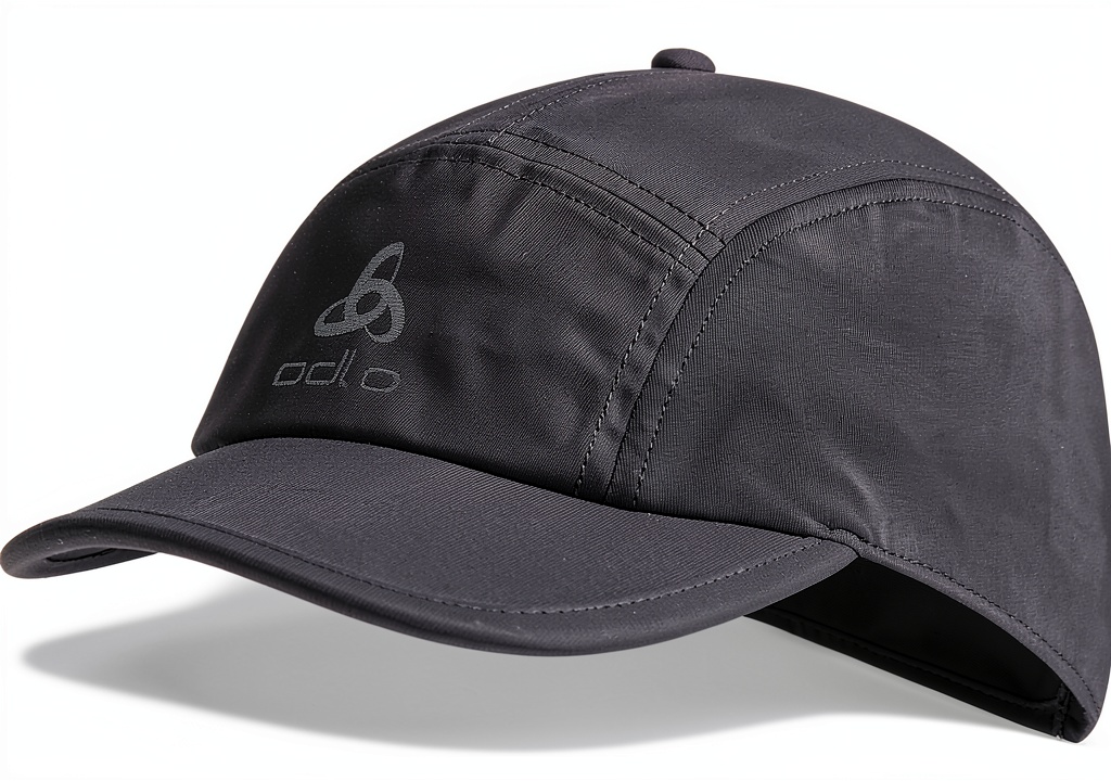 Cappellino ODLO Saikai indossato durante una corsa all'aperto