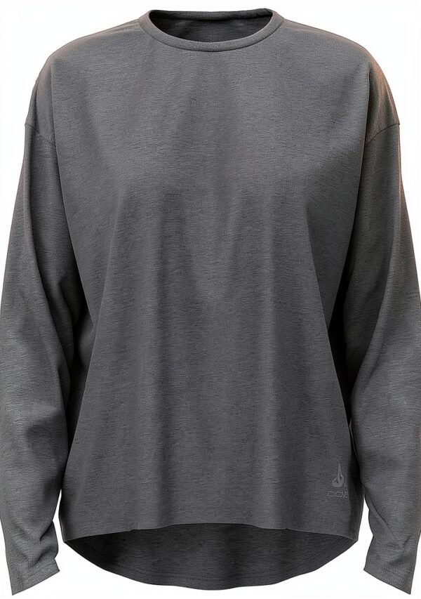 Maglia da Corsa Donna Odlo Active 365 Natural Blend Silver