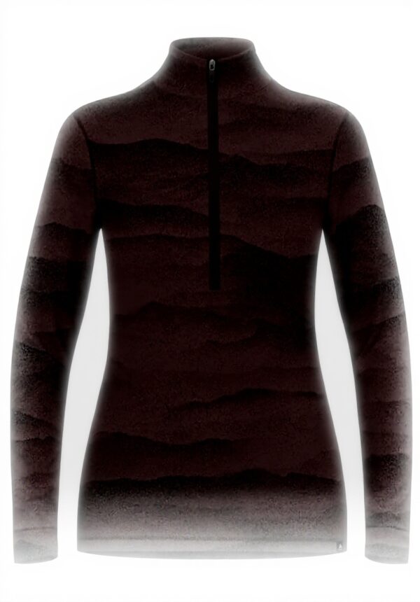 Maglia termica donna Odlo Merino Ridgelines lana funzionale