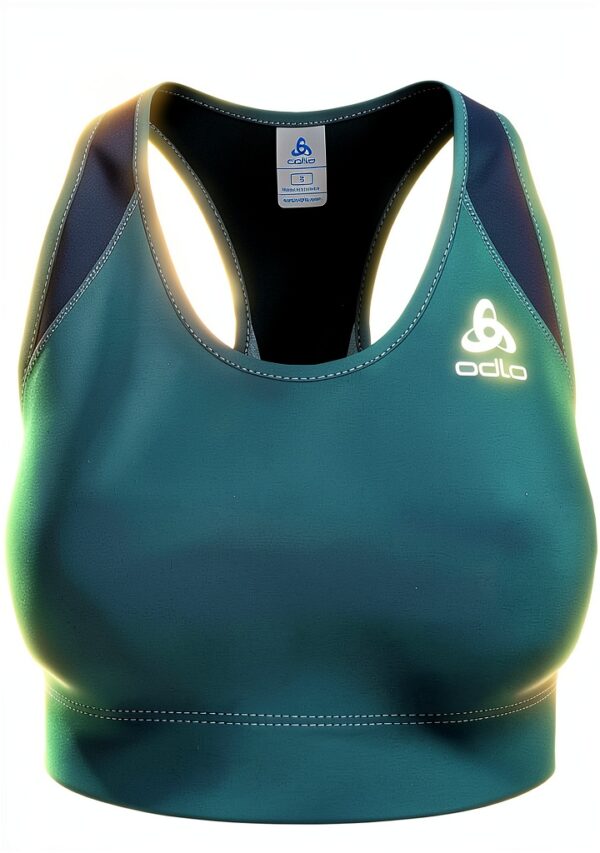 Reggiseno sportivo Odlo Essential inserti rete donna corsa
