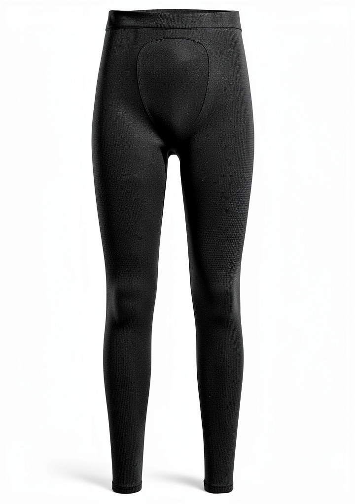Pantaloni termici Odlo Performance Warm Eco indossati durante attività sportiva invernale