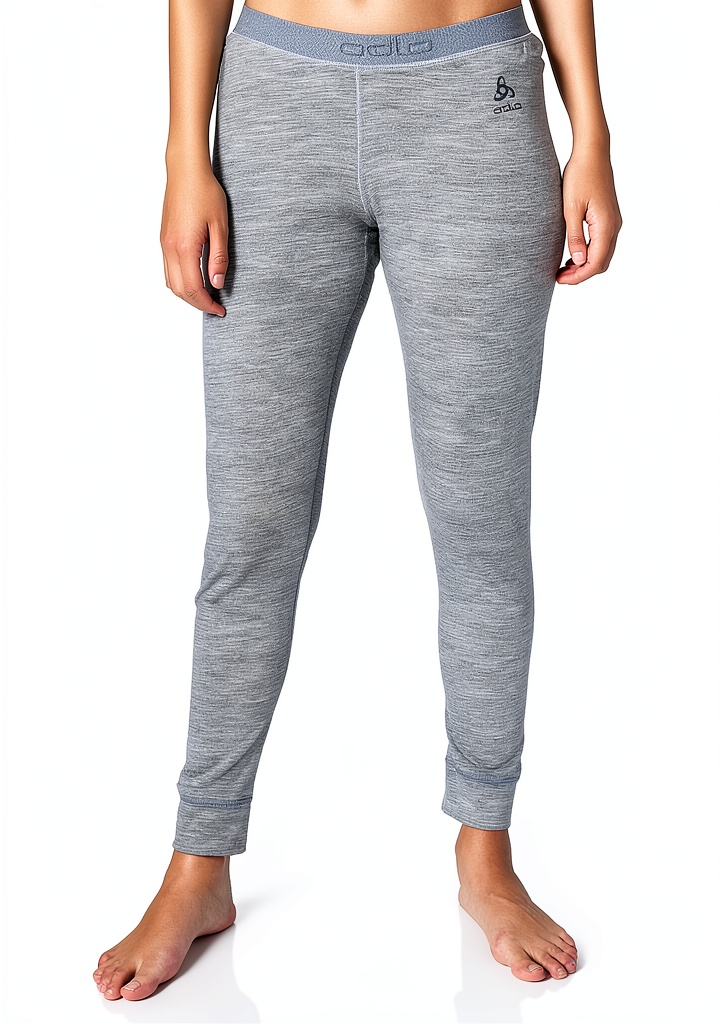 'Odlo Donna Pantaloni Intimi Tecnici in lana merino mostrati in posizione naturale'