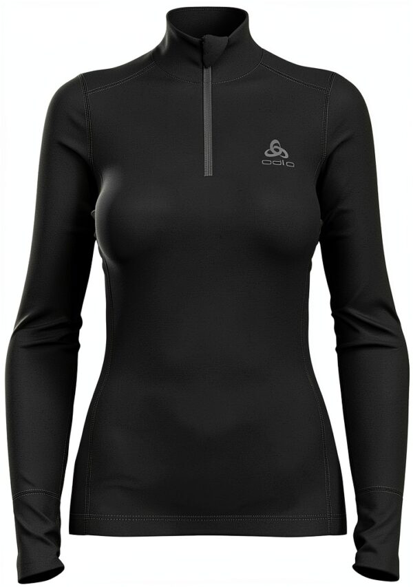 Maglia termica donna Odlo Merino 260 zip maniche lunghe