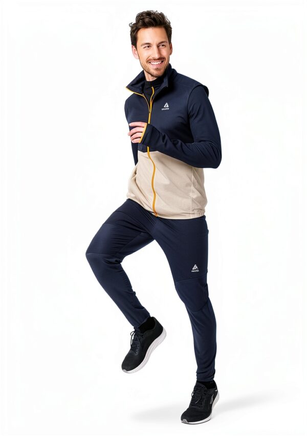 Gilet da corsa Odlo antivento caldo leggero per uomo-5