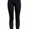 Pantaloni termici bambini ODLO neri comodi senza cuciture-0
