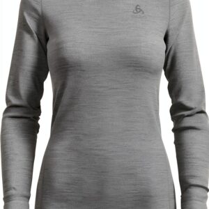 Maglia termica Odlo lana merino donna caldo confortevole-0