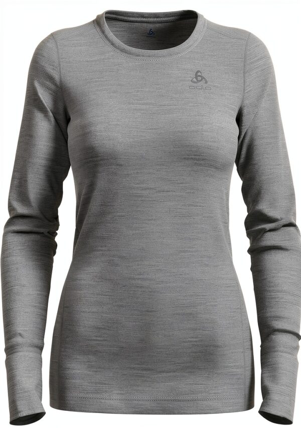 Maglia termica Odlo lana merino donna caldo confortevole-0