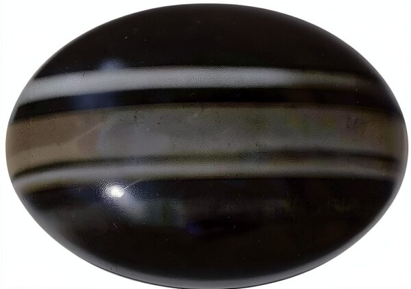 Anello Unisex Hakik Stone 5,25 Carati Certificato Elegante Acciaio-0