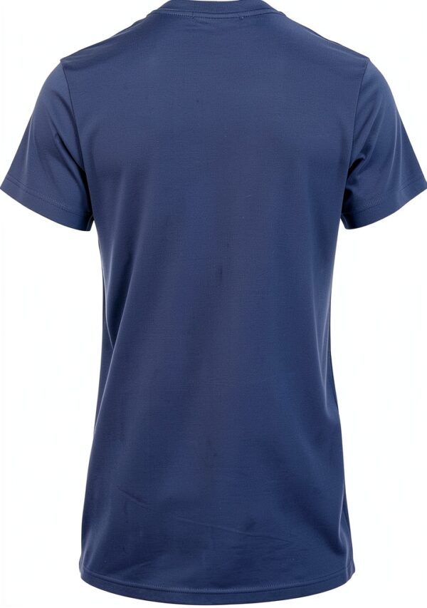 Blu Dress Donna Traspirante Taglio Lungo Orlo Dritto Colpi All'anca-1