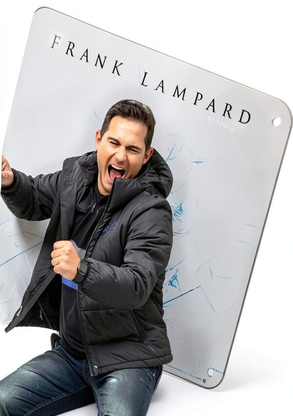 ocvdfss Frank Lampard - Targa in metallo retrò, decorazione da parete per bar, grotta, bar, famiglia, garage, 20 x 30 cm-4